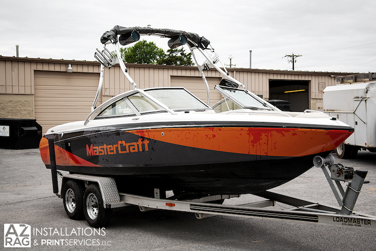 Mastercraft Partial Boat Wrap