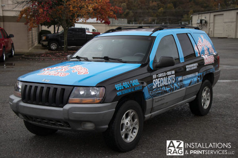 Just Jeeps & More Commercial Fleet Wraps