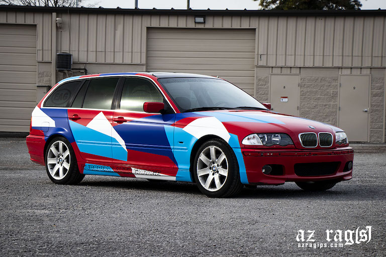 European Auto Garage 3 Series Camo Wrap