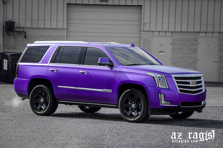 Satin Purple Metallic Cadillac Escalade