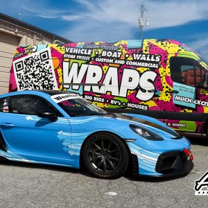 Clubsport GT4 Vinyl Wrap - Custom Blue Livery