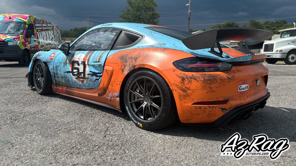 Clubsport GT4 718 Cayman Gulf Livery