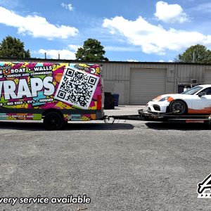 Pick up and Delivery Vinyl Wrap Knoxville Tennessee