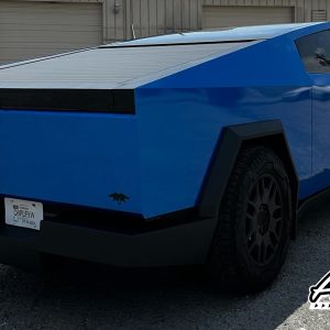 Blue Vinyl Wrap - Cyber Truck
