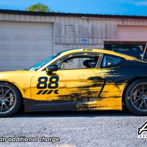 Chrome Gold Vinyl Wrap - Clubsport GT4