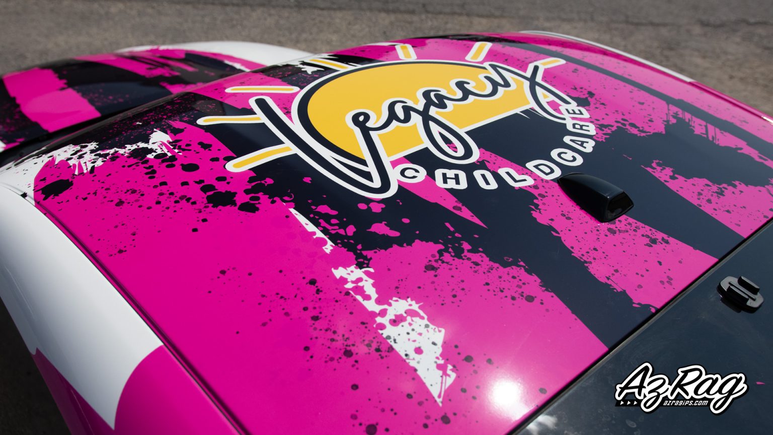 Lexi Slides 370z - Drift Livery Install | AZ Rag Installations & Print ...