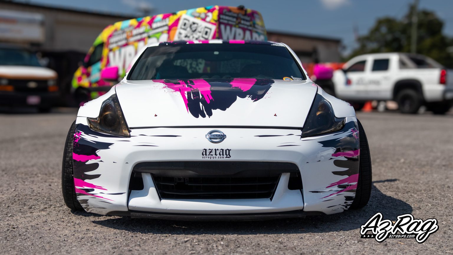 Lexi Slides 370z - Drift Livery Install | AZ Rag Installations & Print ...