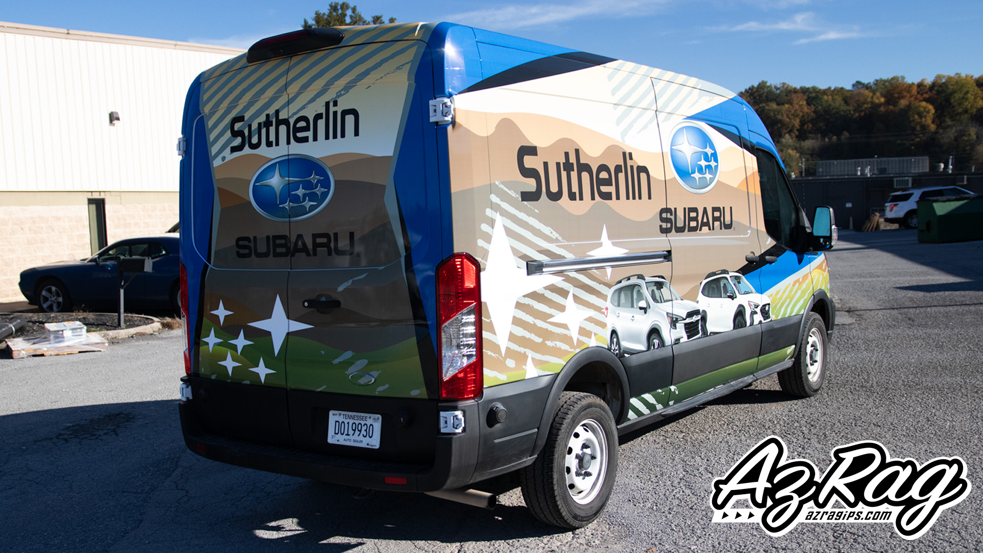 commercial vehicle wrap for Oak Ridge TN business fleet 3M certified installer