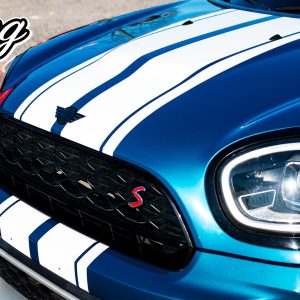 Mini Cooper Stripe Installation - Knoxville Tennessee