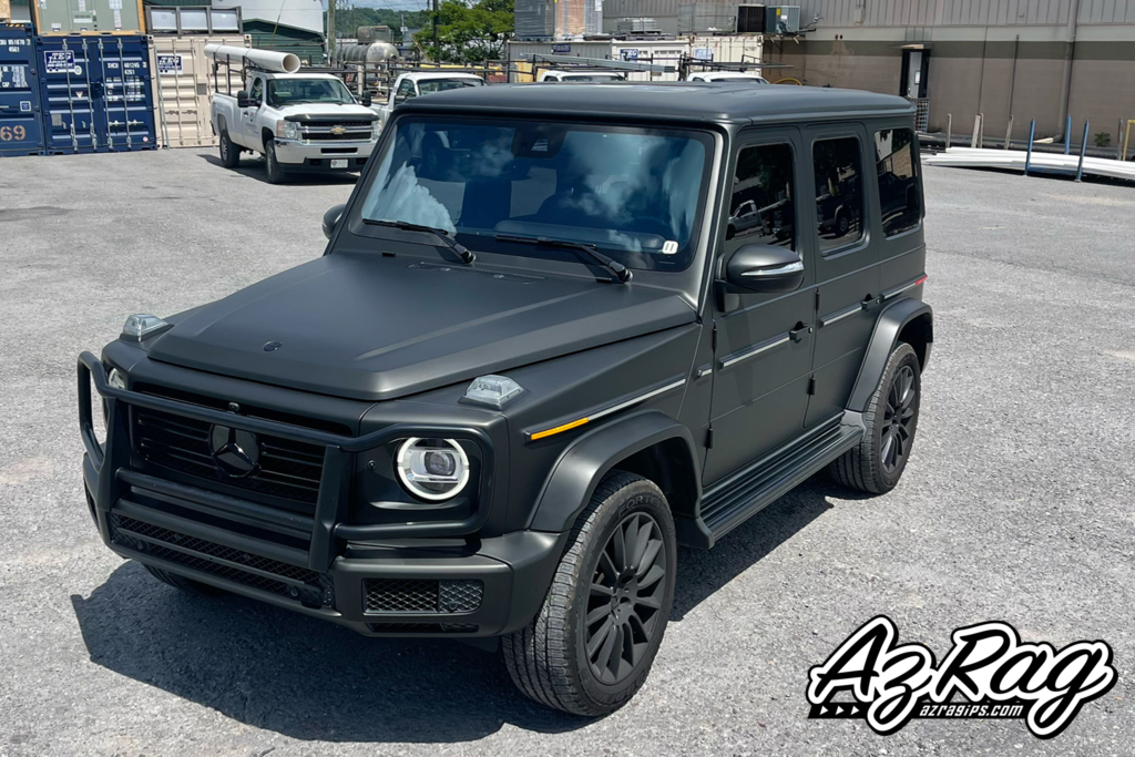 G-Wagon Matte Black Wrap1 – Knoxville TN AZ Rag