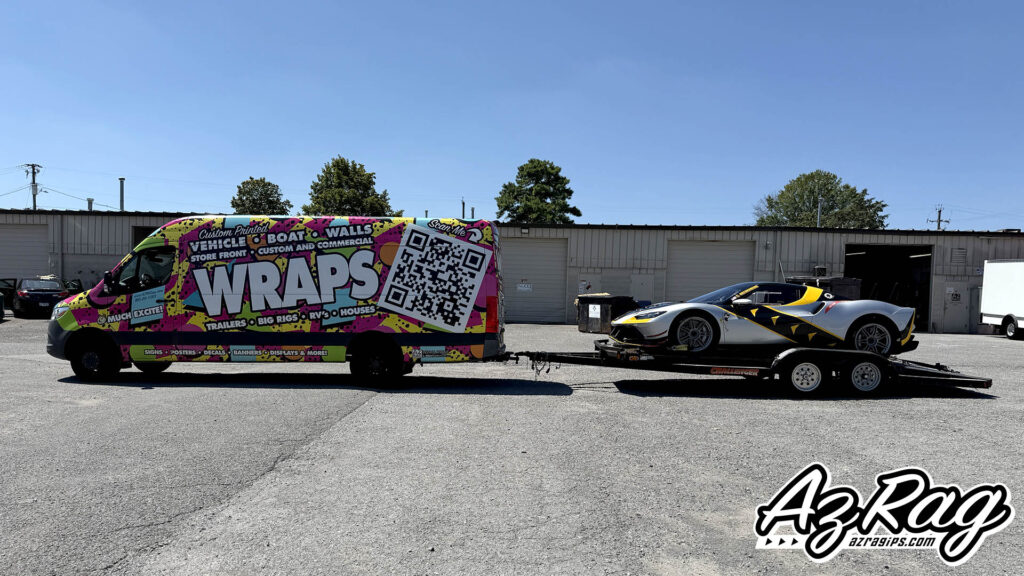 Ferrari 296 Challenge Pirate Livery: Custom Race Graphics in Knoxville, TN