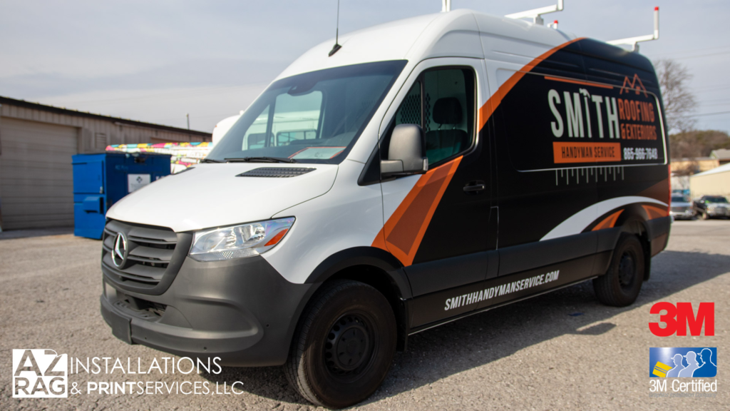 Elevated Branding: Smith’s Handyman Service High-Roof Sprinter Wrap