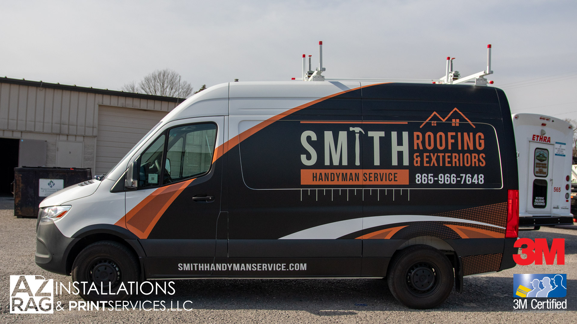 Sprinter Van Wrap Knoxville Tennessee Smiths Handyman – AZ Rag