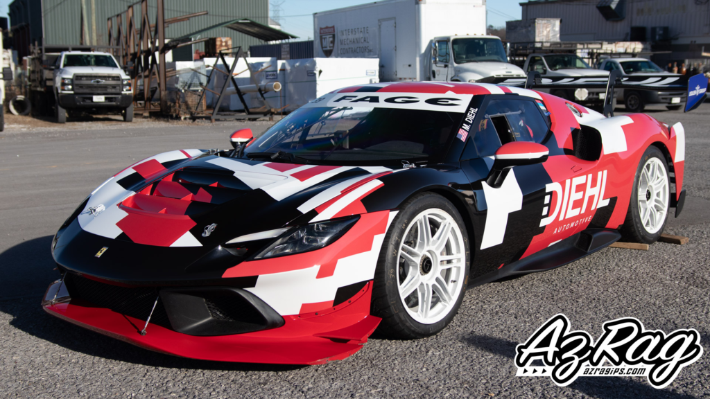 Track-Ready Transformation: The Diehl Automotive Ferrari 296 Challenge Livery