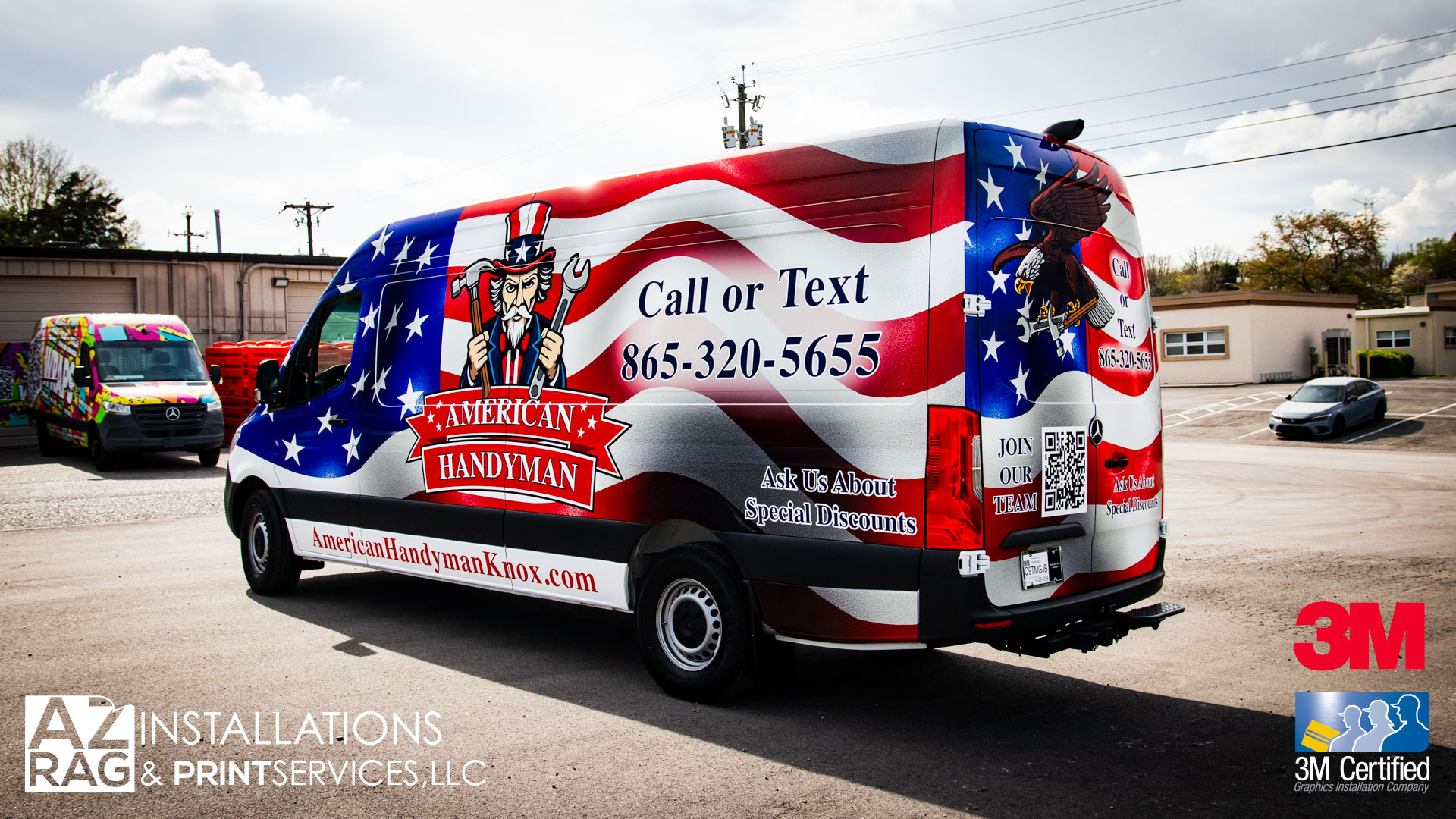 commercial Sprinter van wrap Madisonville TN Monroe County contractor fleet