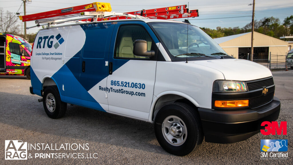 Commercial Van Wrap in Knoxville: Fleet Branding for Realty Trust Group