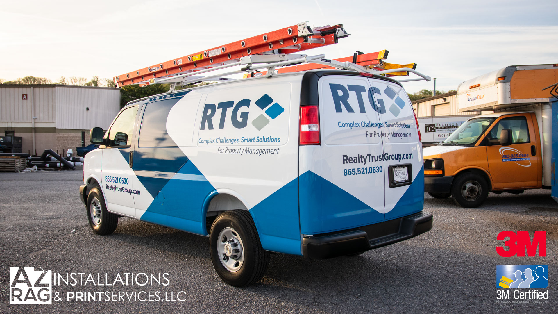 commercial van wrap Oliver Springs Tennessee trade contractor branding