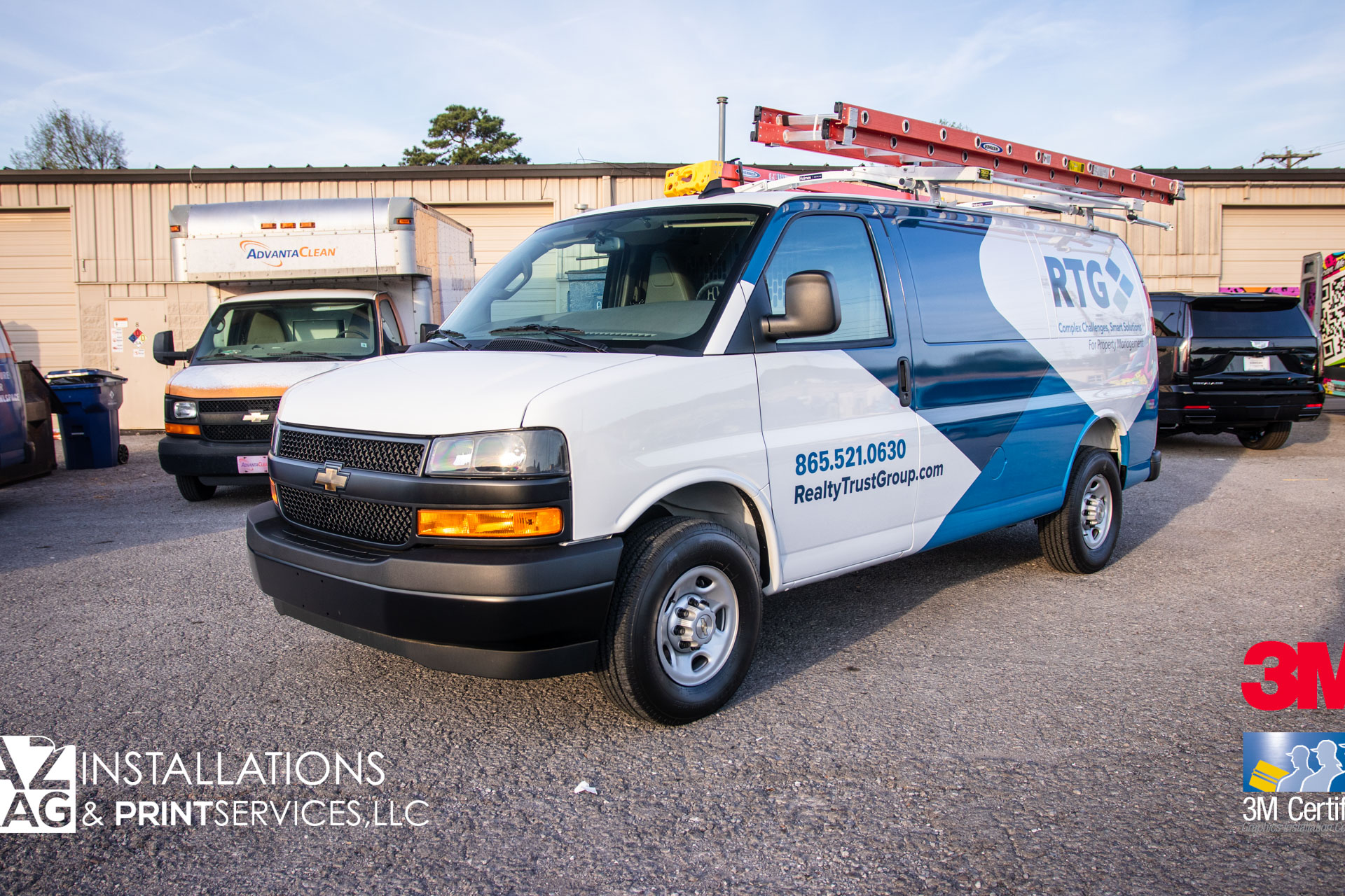 partial van wrap Madisonville Tennessee commercial vehicle graphics