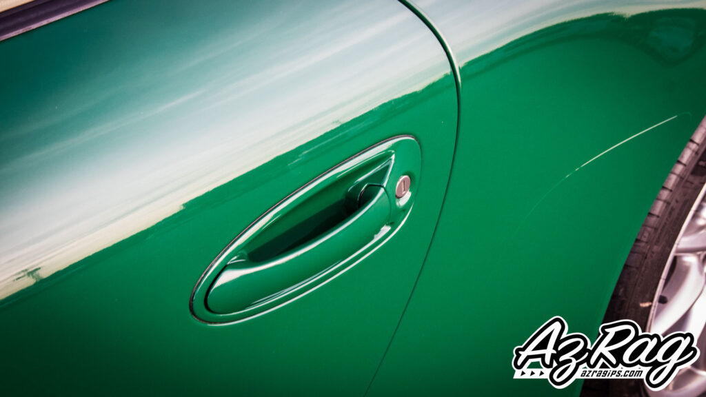 Porsche 911 Carrera Color Change Wrap in Oracal Gloss Fir Tree Green: Knoxville, TN