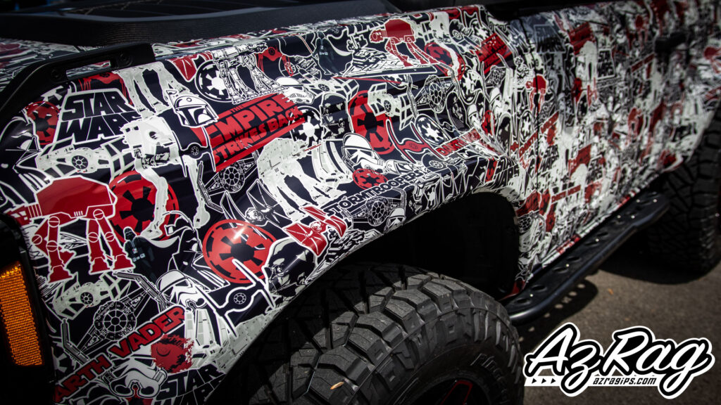 Sticker Bomb Wrap on a Sixth-Gen Ford Bronco