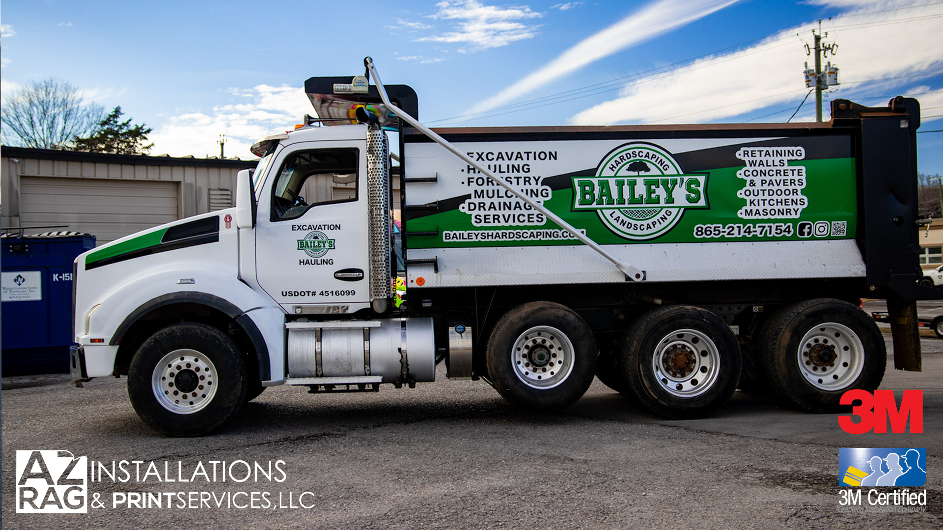 contractor truck wrap Maryville TN Blount County fleet vehicle graphics