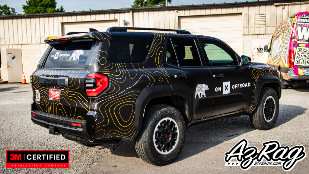 Toyota 4Runner TRD ON X Offroad full wrap driver side rear three-quarter Knoxville TN