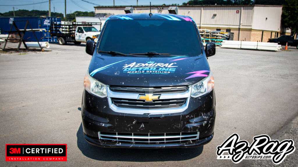 Admiral Detailing commercial van wrap Chevy City Express Knoxville TN