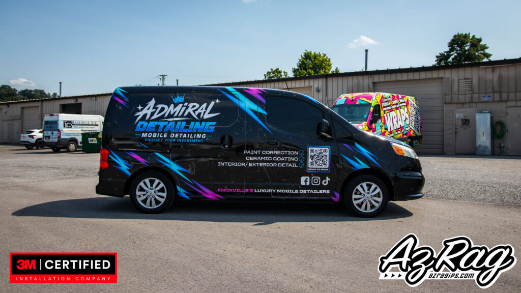 Admiral Detailing commercial van wrap Chevy City Express Knoxville TN