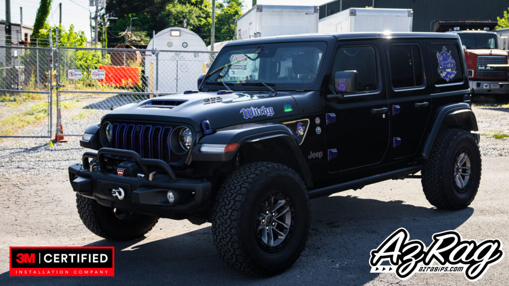 custom Agatha witch graphics Jeep Wrangler Rubicon 392 Final Edition black Knoxville TN