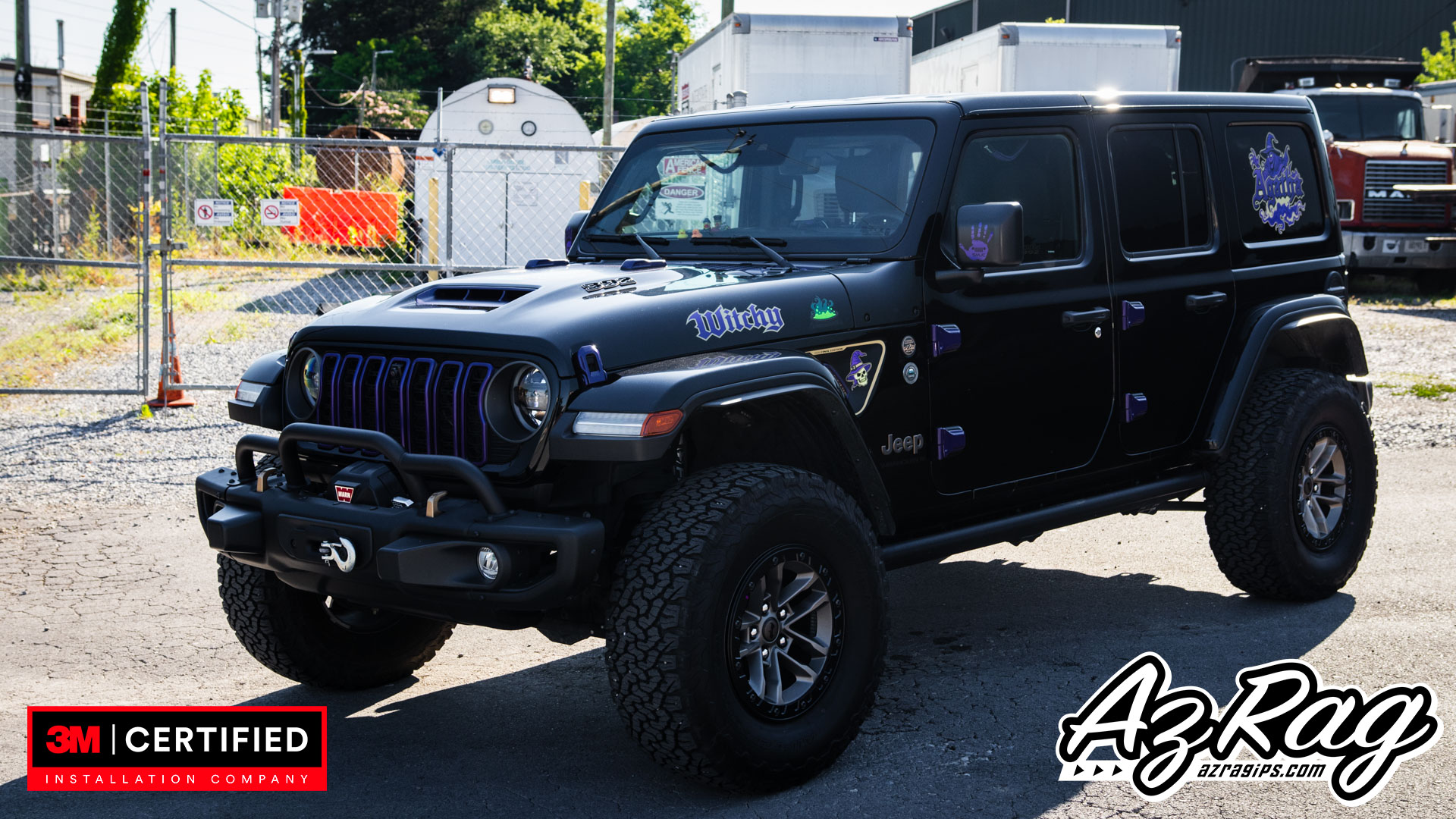 Custom Spot Graphics on a Jeep Wrangler Rubicon 392 in Knoxville