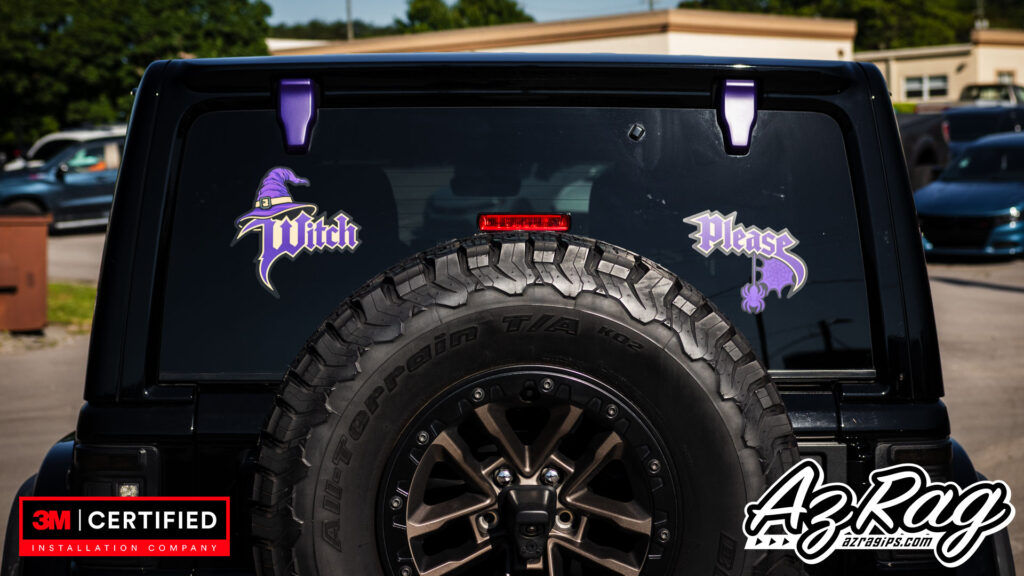 custom witch themed graphics Jeep Wrangler Rubicon 392 AZ Rag Knoxville TN