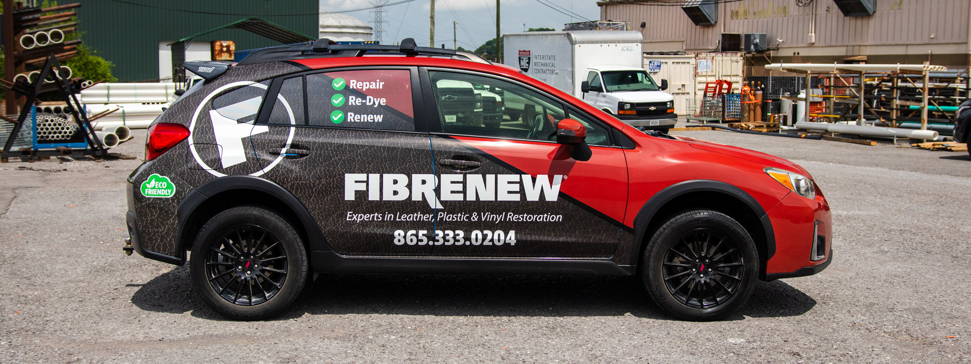 small business fleet wrap Maryville Tennessee vehicle branding AZ Rag