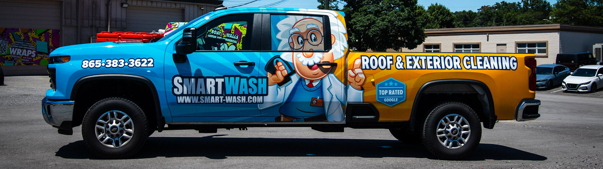 fleet vehicle wrap Blount County Tennessee 3M certified AZ Rag installer