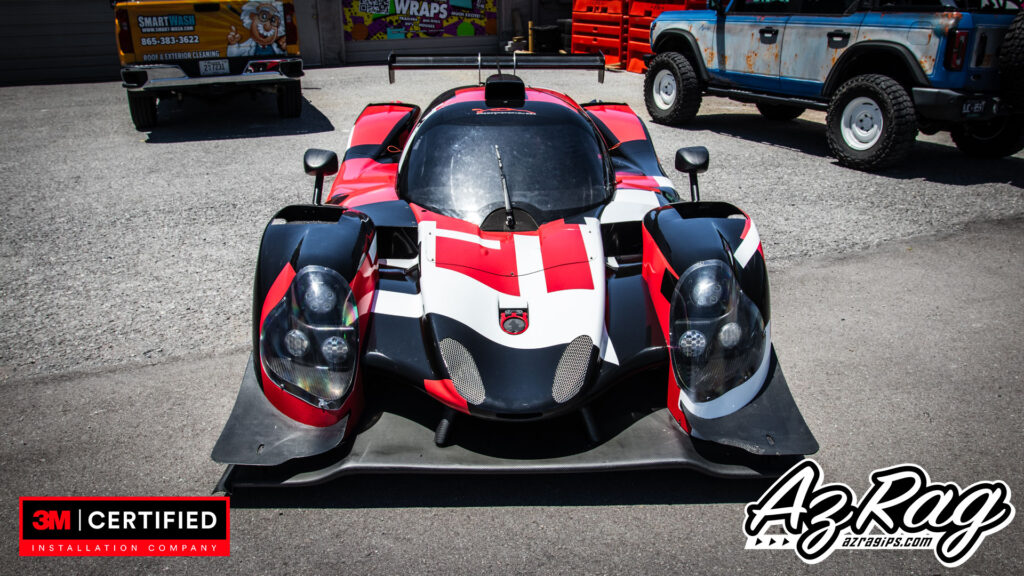 Diehl Liger LMP3 prototype livery wrap side detail Knoxville TN AZ Rag