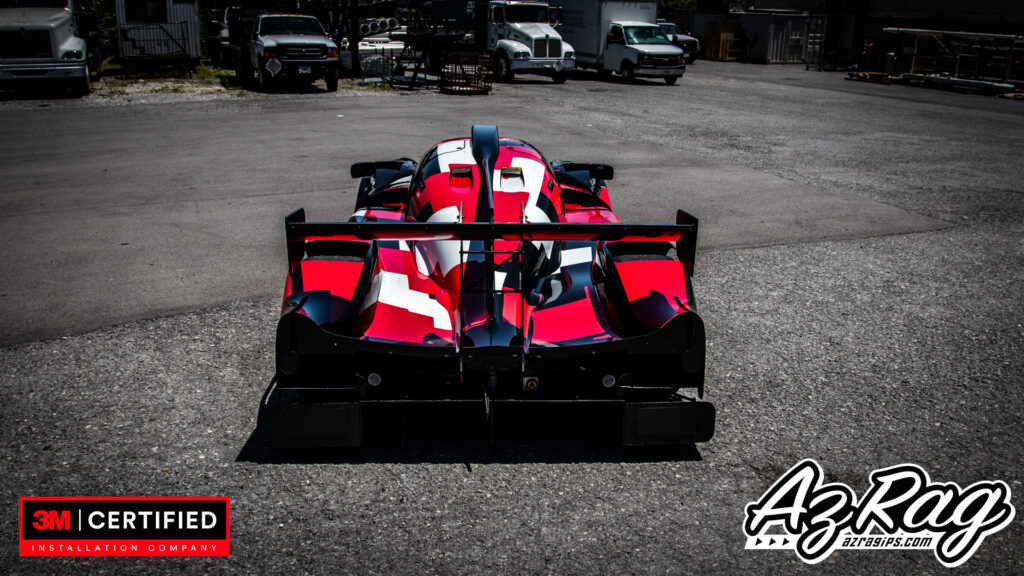 Diehl Automotive Liger LMP3 race car livery front view Knoxville TN AZ Rag