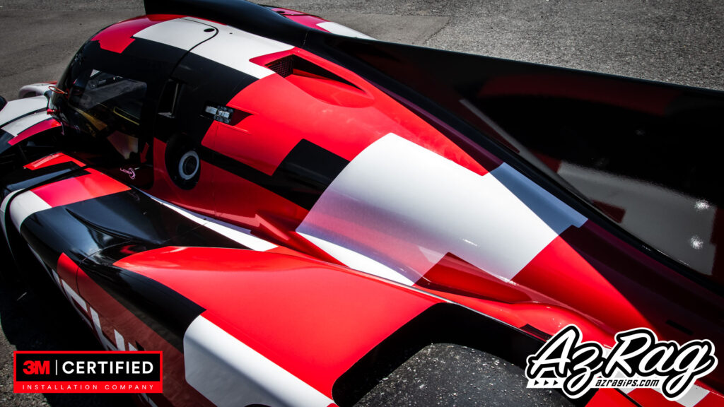 Diehl Automotive Liger LMP3 race car livery wrap side view Knoxville Tennessee
