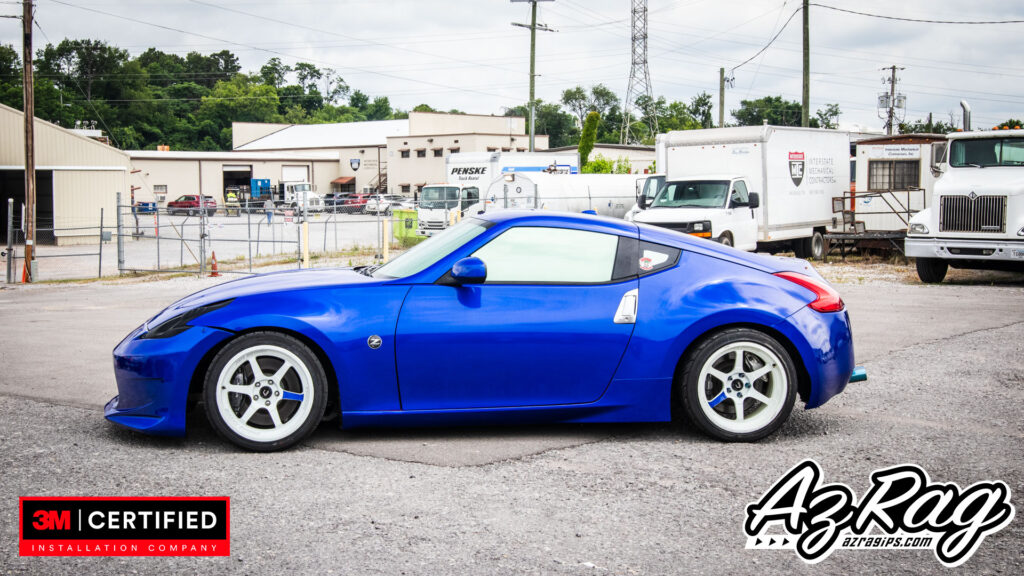 3M Cosmic Blue color change wrap Nissan 370Z Knoxville TN
