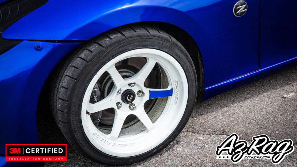 3M Cosmic Blue color change wrap Nissan 370Z Knoxville TN