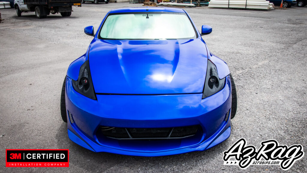 3M Cosmic Blue color change wrap Nissan 370Z Knoxville TN