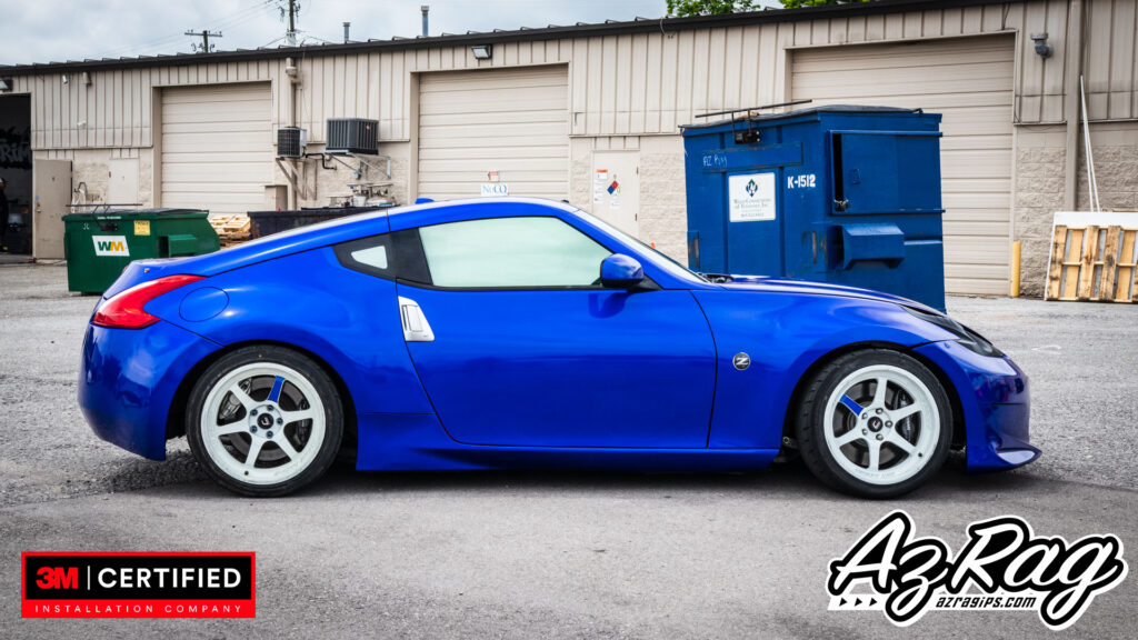 3M Cosmic Blue color change wrap Nissan 370Z Knoxville TN