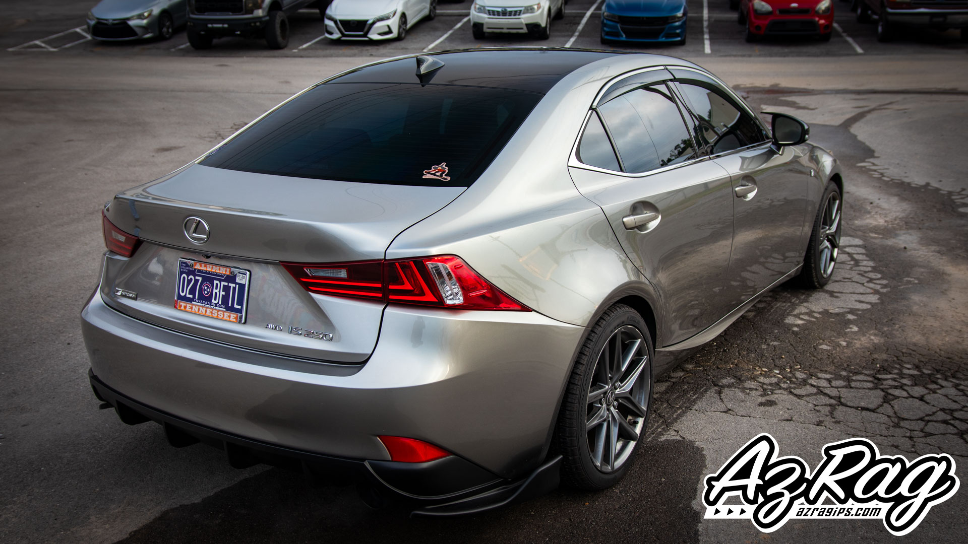 Lexus IS 250 Black Roof Wrap in Knoxville: Gloss Black Partial