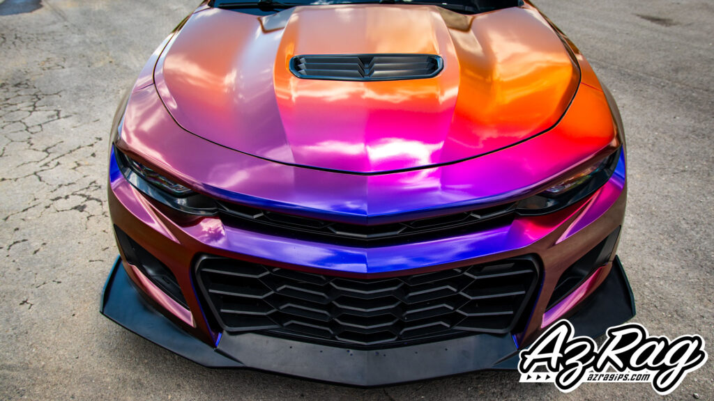 Chevrolet Camaro 1LE Avery ColorFlip Roaring Thunder color change wrap Knoxville TN AZRagIPS