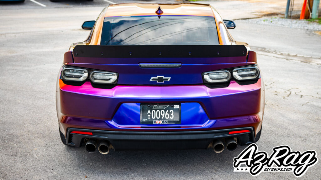 Chevrolet Camaro 1LE Avery ColorFlip Roaring Thunder color change wrap Knoxville TN AZRagIPS