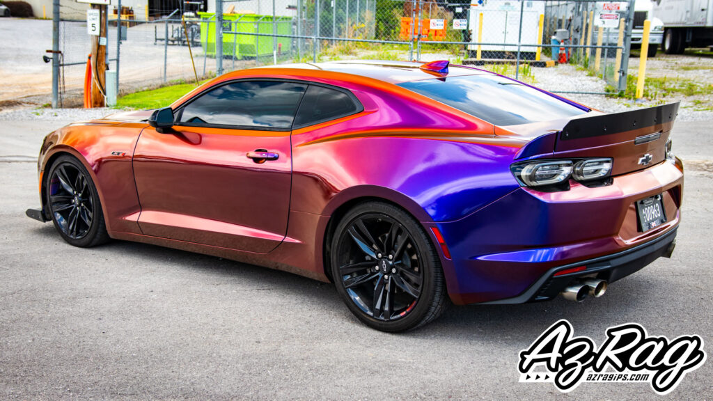 Chevrolet Camaro 1LE Avery ColorFlip Roaring Thunder color change wrap Knoxville TN AZRagIPS