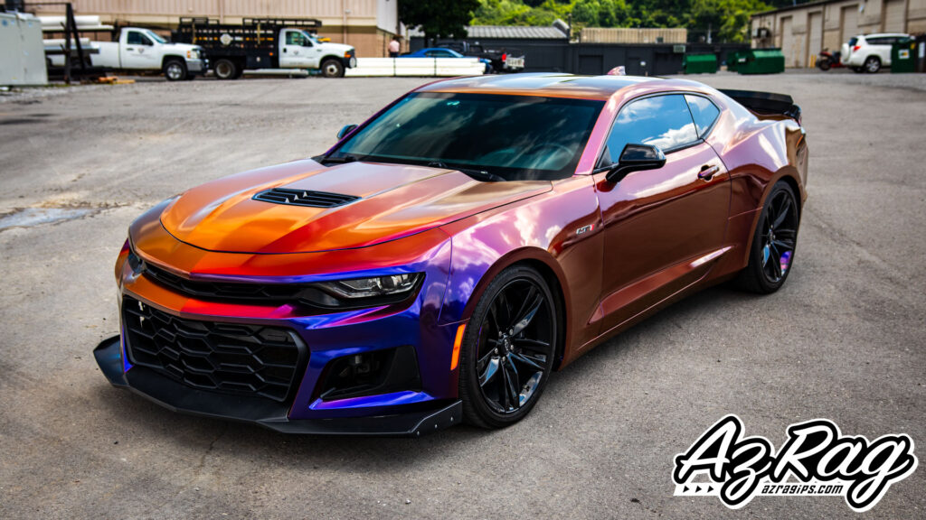 Chevrolet Camaro 1LE Avery ColorFlip Roaring Thunder color change wrap Knoxville TN AZRagIPS