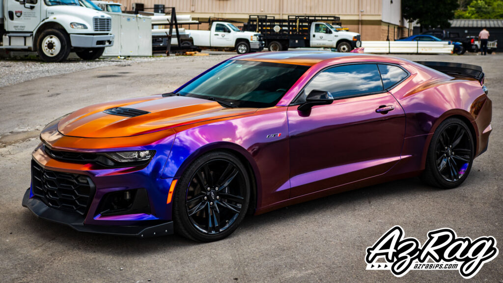 Chevrolet Camaro 1LE Avery ColorFlip Roaring Thunder color change wrap Knoxville TN AZRagIPS