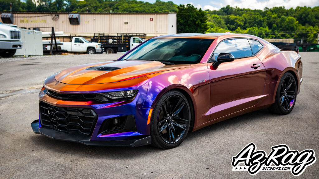 Chevrolet Camaro 1LE Avery ColorFlip Roaring Thunder color change wrap Knoxville TN AZRagIPS