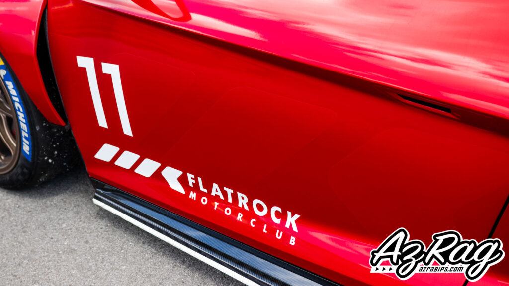 Audi R8 LMS GT2 race car wrap Oracal Luscious Lips red Knoxville TN