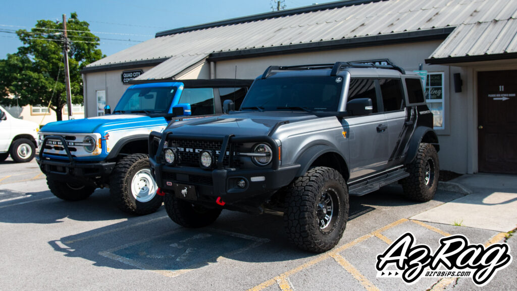 satin black 3M 2080 graphics on a Ford Bronco in Knoxville TN