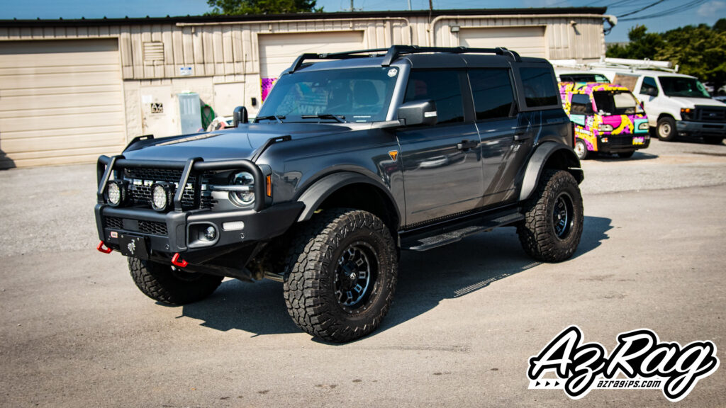 satin black 3M 2080 graphics on a Ford Bronco in Knoxville TN
